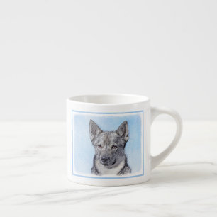 Tasse Expresso Peinture Suédoise Vallhund - Cute Original Chien A