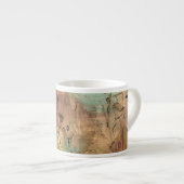 Tasse Expresso Peinture sur la Terre avec surface fissurée (Devant droit)