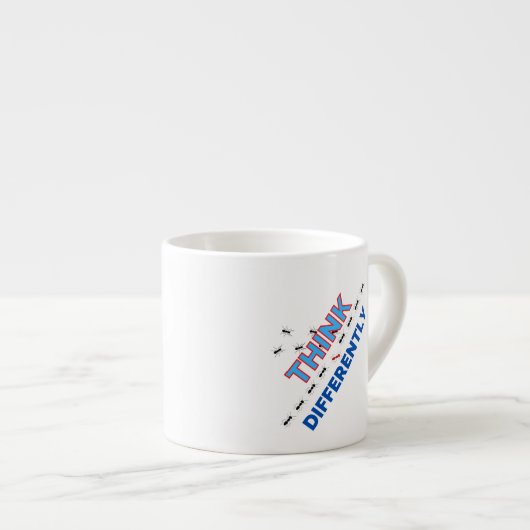 Tasse Expresso Penser différemment 6.w (Devant droit)