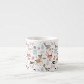 Tasse Expresso Père Noël, Snowman, Reindeer Motif ID559 (Devant)