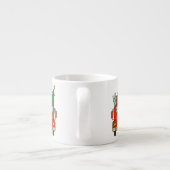 Tasse Expresso Père Noël vue de devant Joyeux Noël (Dos)