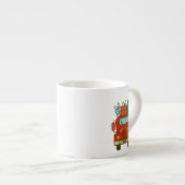 Tasse Expresso Père Noël vue de devant Joyeux Noël (Devant droit)