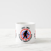 Tasse Expresso permis de chasse aux squatters (Devant)
