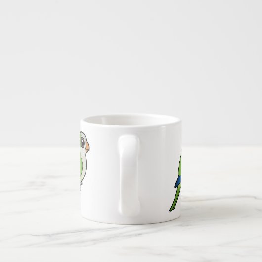 Tasse Expresso Perruche de moine (Dos)