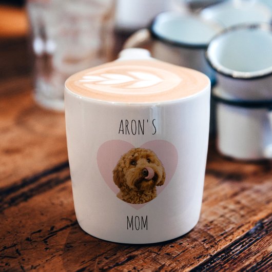 Tasse Expresso Personalized Dog Photo Valentine | Custom Pet 