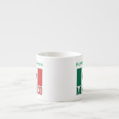 Tasse Expresso Personalized Mexico Flag Name Design (Devant)