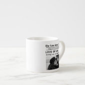Tasse Expresso Personalized Romantic Photo | Love Story Newspaper (Devant droit)