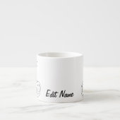 Tasse Expresso Personalized Teddy Bear Coffee Cup (Devant)