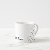 Tasse Expresso Personalized Teddy Bear Coffee Cup (Devant droit)