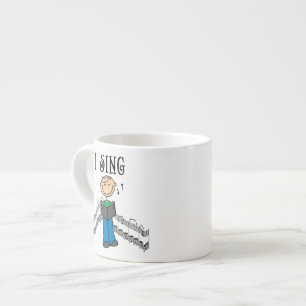Tasse Expresso Personnage Bâton Masculin T-shirts et Cadeaux Je C