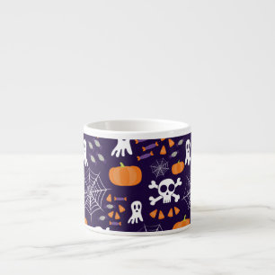 Tasse Expresso Personnages amusants et effrayants d'Halloween