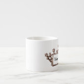 Tasse Expresso Personnalisé "Gold Tiara" (Devant)