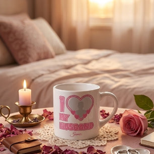 Tasse Expresso Personnalisé J'aime mon mari – Ajouter une photo e