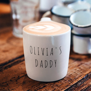 Tasse Expresso Personnalisé L'Amour Que Papa Photo