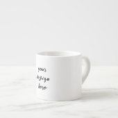 Tasse Expresso Personnaliser ou Customiser (Devant droit)