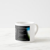 Tasse Expresso Personnalisez Avec Votre Propre Image Qualité Dura (Devant droit)