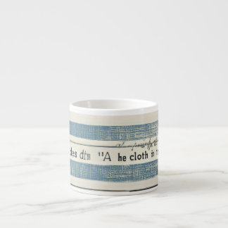 Tasse Expresso Petite Coupe en céramique avec Détails sur l'océan