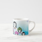 Tasse Expresso Petits Pingouins Drôles (Droite)