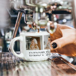 Tasse Expresso Photo Collage moderne & Gris Meilleur Papa Jamais<br><div class="desc">Modern Collage Photo & Grey Best Dad Ever Gift est une idée cadeau réfléchie et unique pour tout papa qui aime la photographie et apprécie les cadeaux personnalisés. Dans l'ensemble, ce cadeau est une façon parfaite de célébrer la Fête des pères, les anniversaires ou toute autre occasion spéciale pour votre...</div>