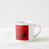 Tasse Expresso Photo d'arrière - plan de rose rouge (Droite)
