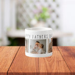 Tasse Expresso Photo de collection moderne et Fête des pères heur<br><div class="desc">Une photo de collage moderne peut faire un cadeau parfait pour la Fête des pères. Cette idée cadeau unique et créative implique de combiner différentes photos de vous et de votre père et de les organiser de manière visuellement attrayante. C'est une excellente façon de célébrer la vie de votre père...</div>