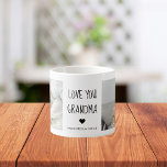 Tasse Expresso Photo de Love You Grandma Meilleur poison<br><div class="desc">Une photo de collage moderne de vous et de votre grand-mère peut être le cadeau parfait pour lui montrer combien vous l'aimez et l'appréciez. Ce cadeau unique et réfléchi est une excellente façon de préserver vos souvenirs spéciaux ensemble et de créer une belle pièce d'art qu'elle peut présenter chez elle....</div>