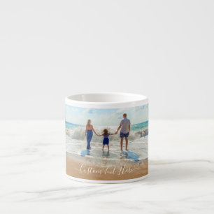 Tasse Expresso Photo et texte personnalisés - Unique votre propr