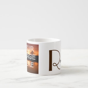 Tasse Expresso Photo personnalisée