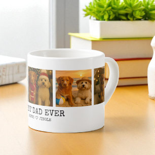 Tasse Expresso Photo personnalisée et coeur d'amour Meilleur chie
