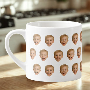 Tasse Expresso Photo Personnalisée, Photo Personnalisée, Famille
