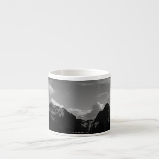 Tasse Expresso Pics et nuages (Devant)