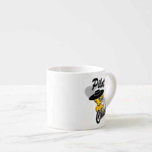 Tasse Expresso Pilote Chick #4 (Devant droit)
