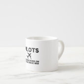 Tasse Expresso Pilotes qui regardent vers le bas (Devant droit)