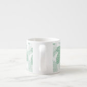 Tasse Expresso Pin vert de Noël sans soucis (Dos)