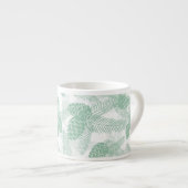 Tasse Expresso Pin vert de Noël sans soucis (Devant droit)