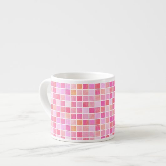Tasse Expresso Pink Tiles Espresso Cup (Devant gauche)