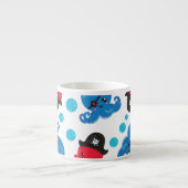 Tasse Expresso Pirate Octopus, Motif Octopus, Mer, Votre Nom (Devant)