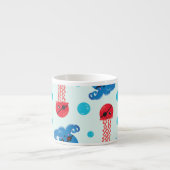 Tasse Expresso Pirate Octopus, Pirate Jellfish, Mer, Votre Nom (Devant)