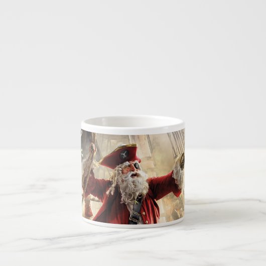 Tasse Expresso Pirate Père Noël (Devant)