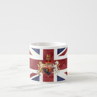 Tasse Expresso PIXDEZINES ACRÉLLE UNION JACK et INSIGNE