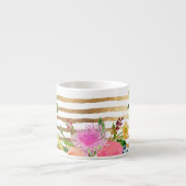 Tasse Expresso PixDezines floral/aquarelle/ranunculus (Devant)