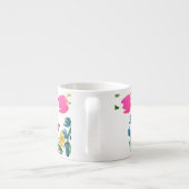 Tasse Expresso PixDezines floral/aquarelle/ranunculus (Dos)