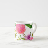 Tasse Expresso PixDezines floral/aquarelle/ranunculus (Devant droit)