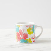 Tasse Expresso PixDezines hibiscus/do-it-yourself couleur arrière (Droite)