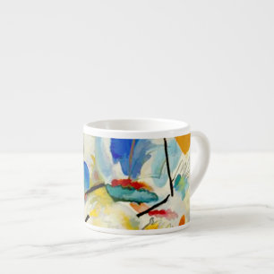Tasse Expresso PixDezines Kandinsky 1913 Bataille Navale Improv 3