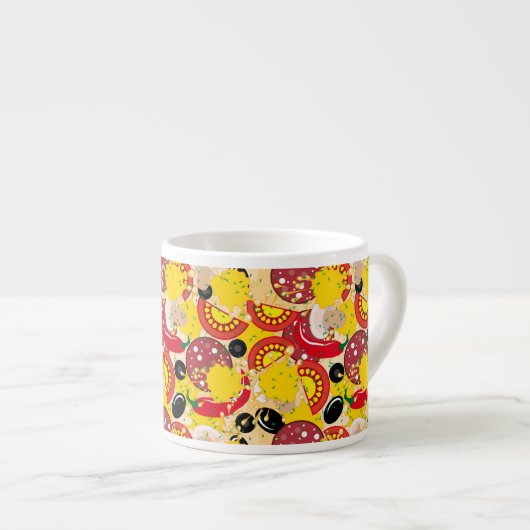 Tasse Expresso Pizza (Devant droit)