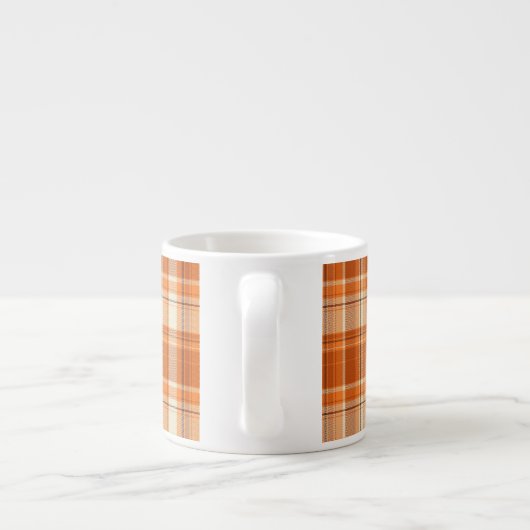 Tasse Expresso Plaid orange (Dos)