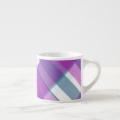 Tasse Expresso Plaid violet clair (Droite)