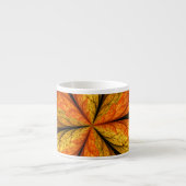 Tasse Expresso Plante d'automne, Abstrait moderne Fractal Art Lea (Devant)