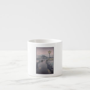 Tasse Expresso Pluie crépusculaire sur le chemin de Shinobazu au